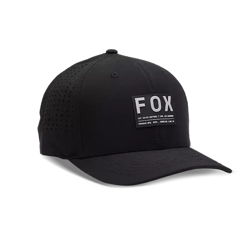 Fox Apparel Black / S/M Fox Non Stop Tech Flexfit Hat 31624-001-S/M 191972813412 Jorgensen Powersports