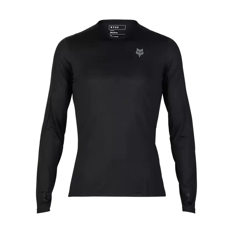 Fox Apparel Black / Small Flexair Ascent Long Sleeve Jersey 32618-001-S 191972872631 Jorgensen Powersports