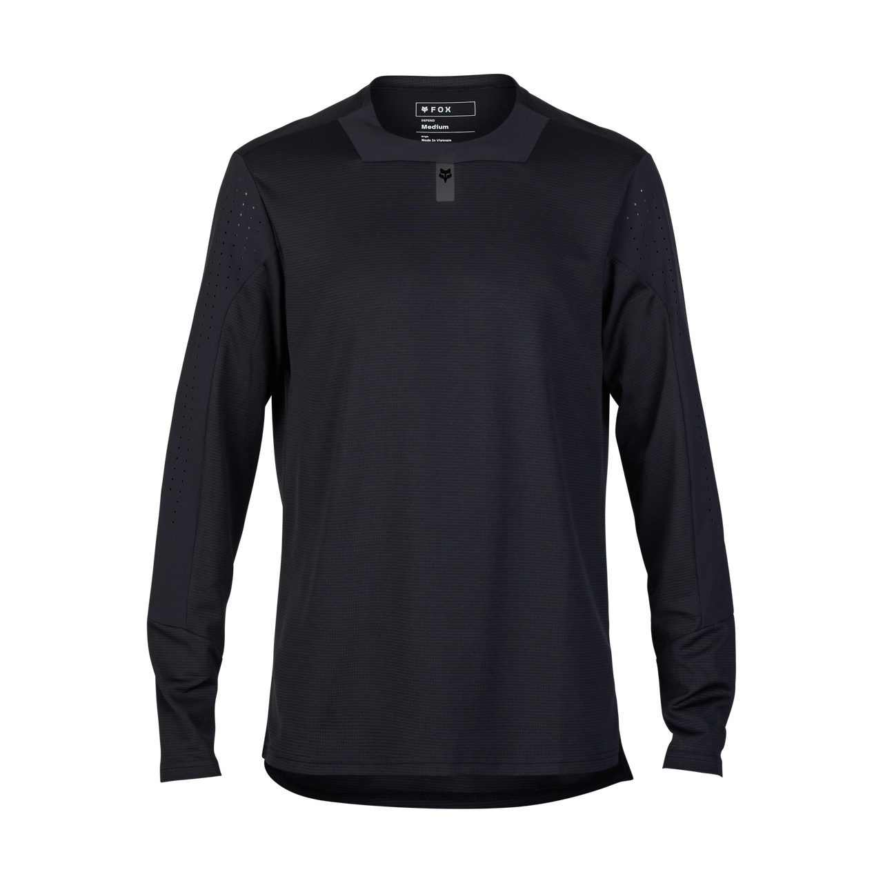 Fox Apparel Black / Small Fox Defend Long Sleeve Jersey 32367-001-S 191972873522 Jorgensen Powersports
