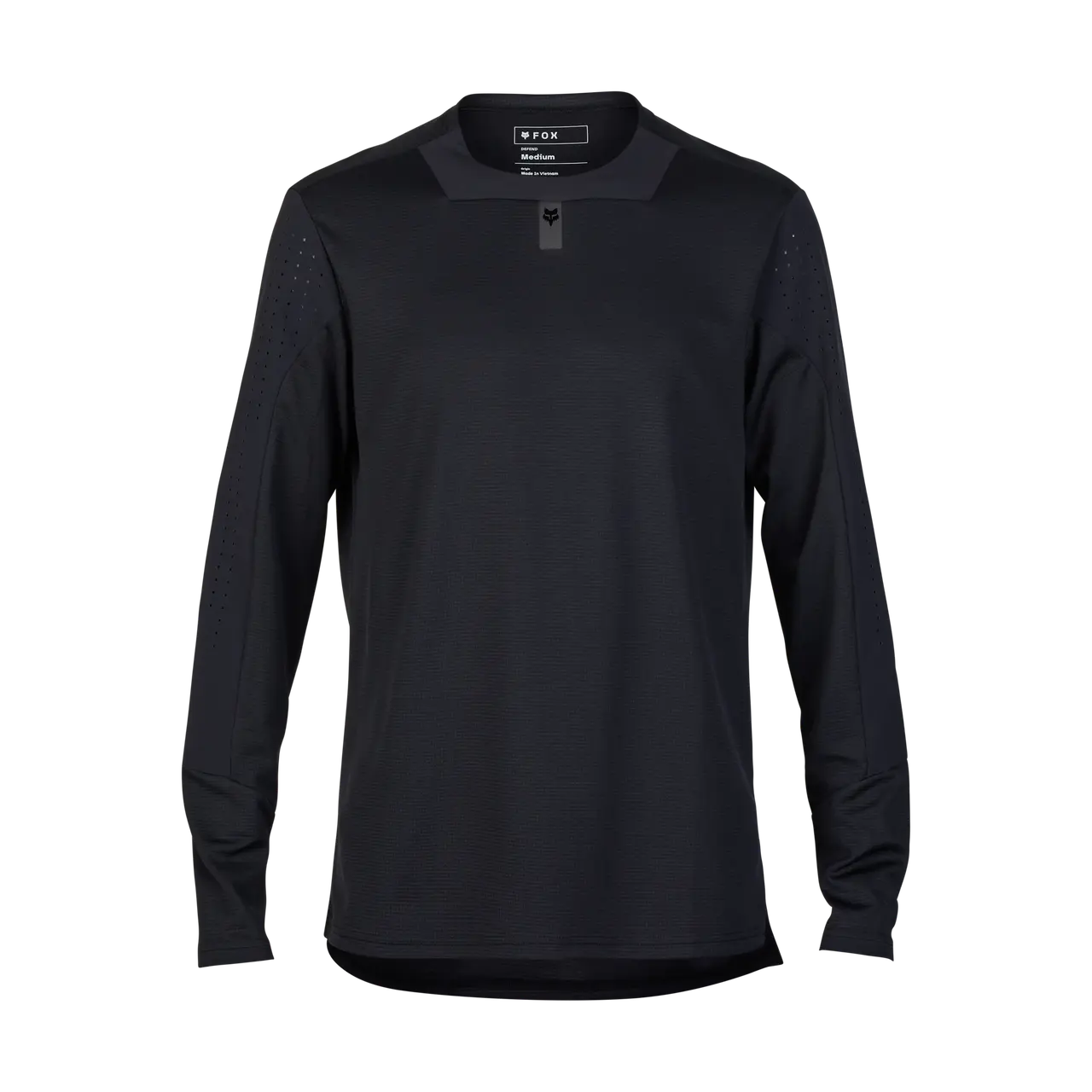 Fox Apparel Black / Small Fox Defend Long Sleeve Jersey 32367-001-S 191972873522 Jorgensen Powersports