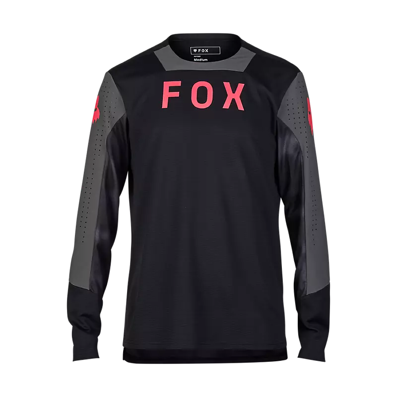 Fox Apparel Black / Small Fox Defend Taunt Long Sleeve Jersey 32369-001-S 191972876745 Jorgensen Powersports