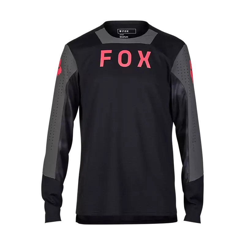 Fox Apparel Black / Small Fox Defend Taunt Long Sleeve Jersey 32369-001-S 191972876745 Jorgensen Powersports
