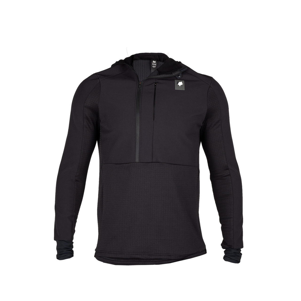 Fox Apparel Black / Small Fox Defend Thermal Hoodie 33771-001-S 191972932960 Jorgensen Powersports
