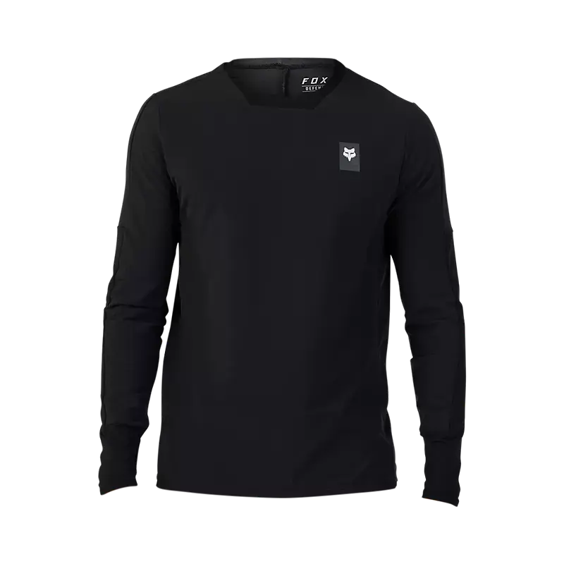 Fox Apparel Black / Small Fox Defend Thermal Jersey 33788-001-S 191972931451 Jorgensen Powersports