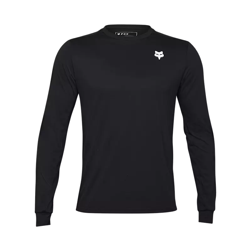 Fox Apparel Black / Small Fox Ranger Drirelease Long Sleeve Jersey 32831-001-S 191972926884 Jorgensen Powersports