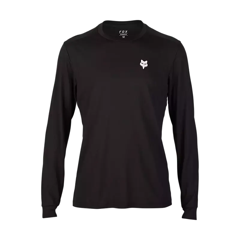 Fox Apparel Black / Small Fox Ranger Shepherds Drirelease Long Sleeve Jersey 32323-001-S 191972878015 Jorgensen Powersports