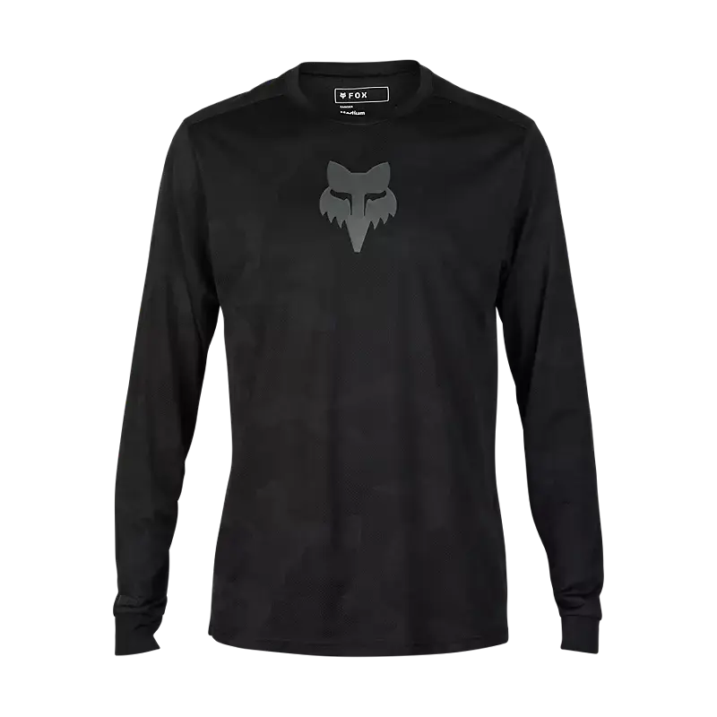 Fox Apparel Black / Small Fox Ranger TruDri Long Sleeve Jersey 32365-001 S 191972874871 Jorgensen Powersports