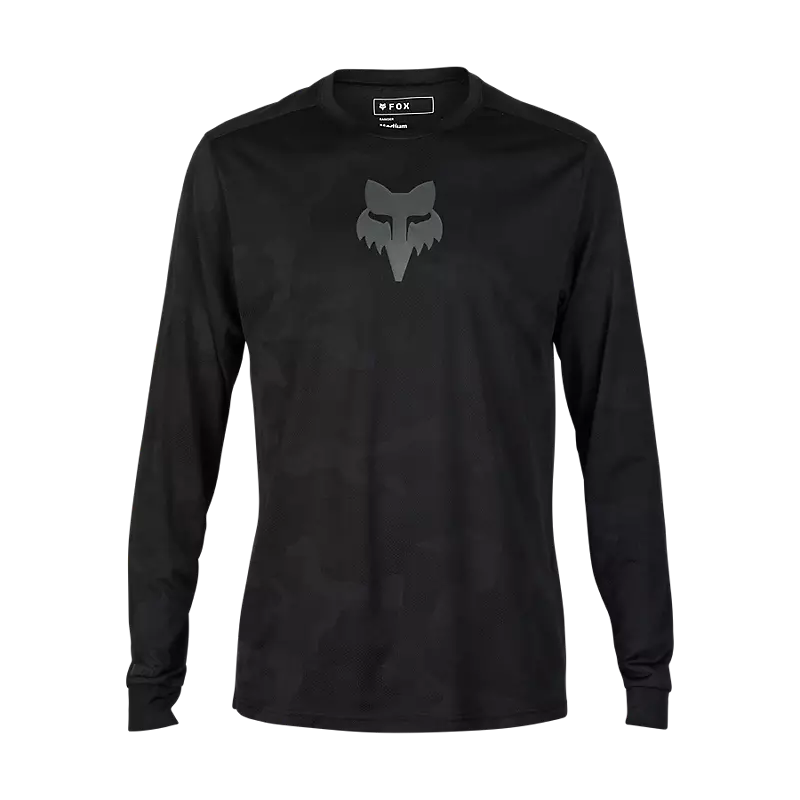 Fox Apparel Black / Small Fox Ranger TruDri Long Sleeve Jersey 32365-001 S 191972874871 Jorgensen Powersports