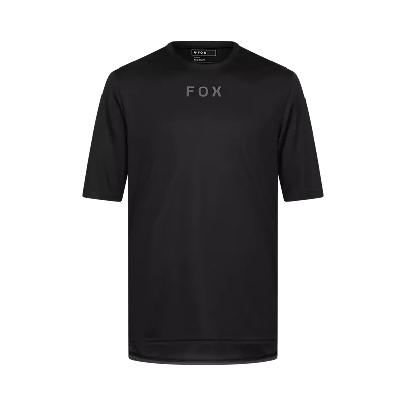 Fox Apparel Black / Small Fox Ranger Wordmark Jersey 2025 33410-001 S Jorgensen Powersports