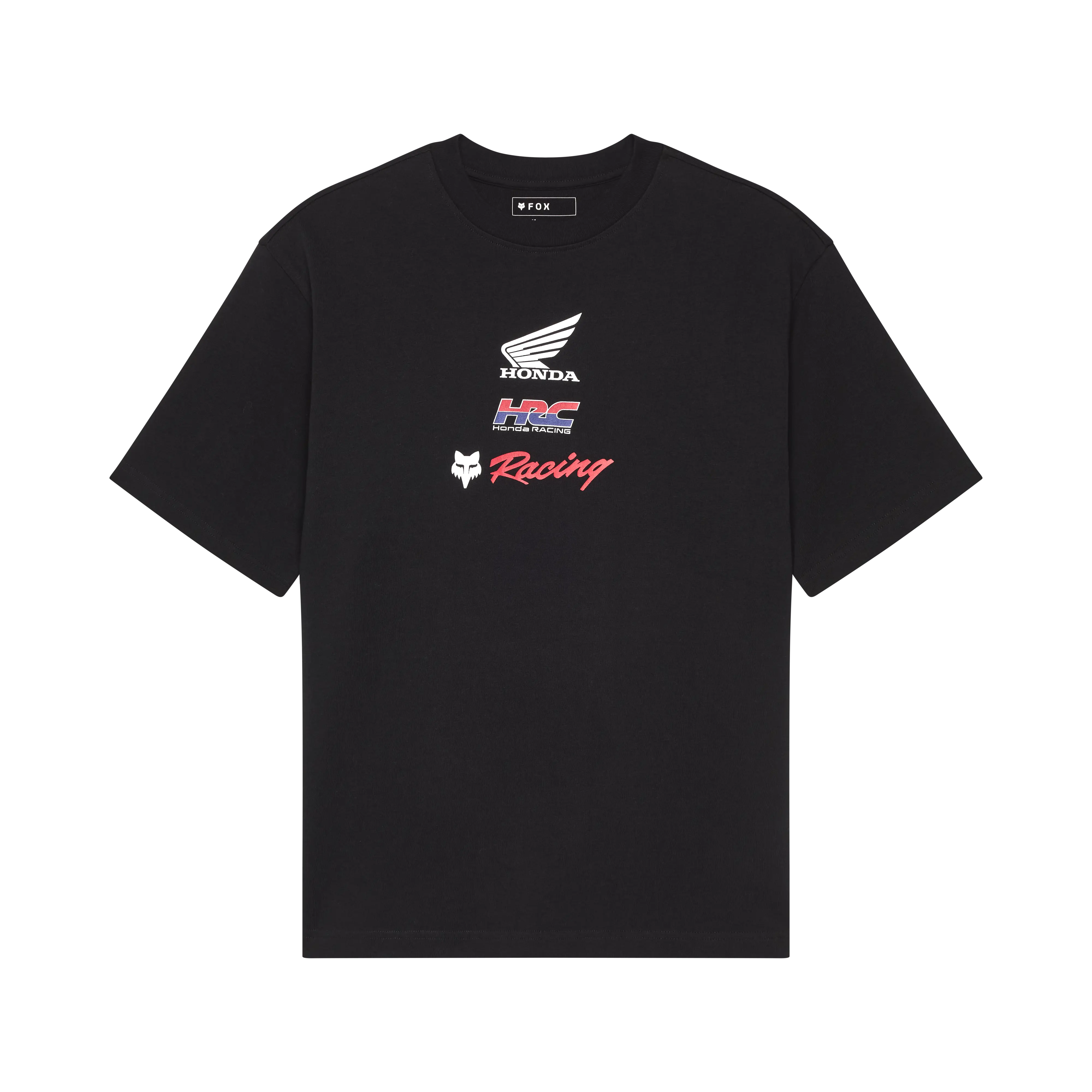 Fox Apparel Black / Small Fox X Honda Oversized Tee 2025 33421-001 S Jorgensen Powersports