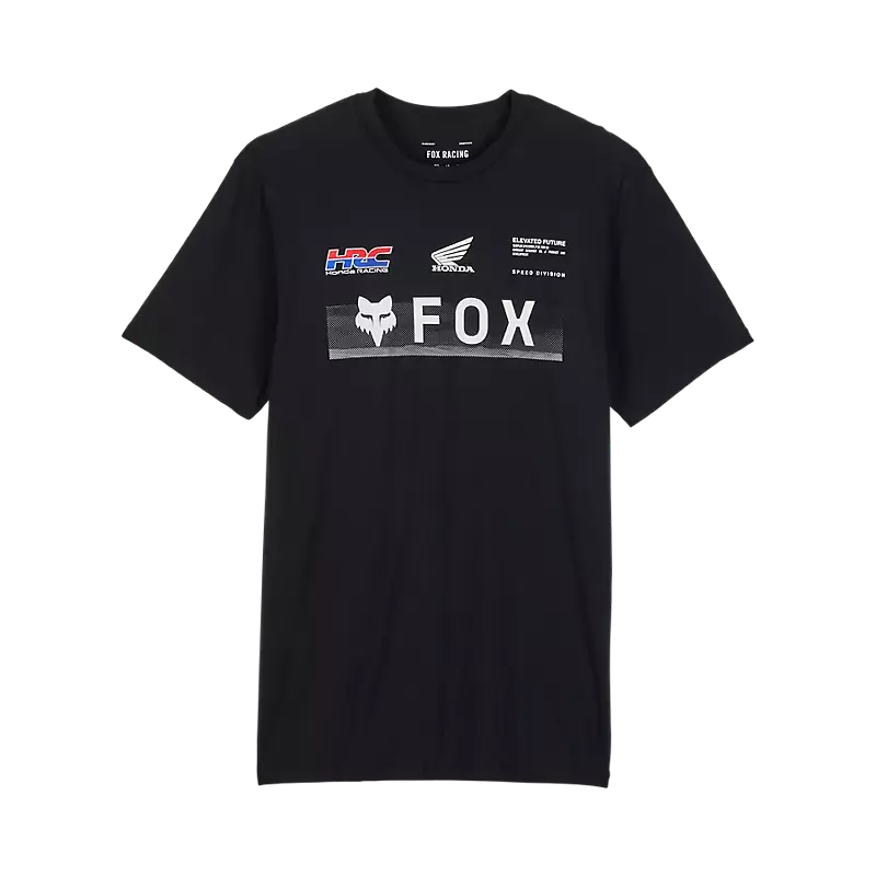 Fox Apparel Black / Small Fox X Honda Premium Tee 32058-001-S 191972878299 Jorgensen Powersports