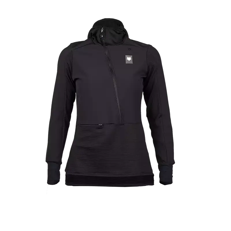 Fox Apparel Black / X-Small Fox Women's Defend Thermal Hoodie 33777-001-XS 191972933899 Jorgensen Powersports