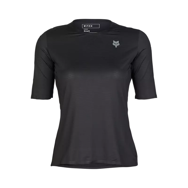 Fox Apparel Black / X-Small Fox Women's Flexair Ascent Jersey 32628-001-XS 191972872730 Jorgensen Powersports