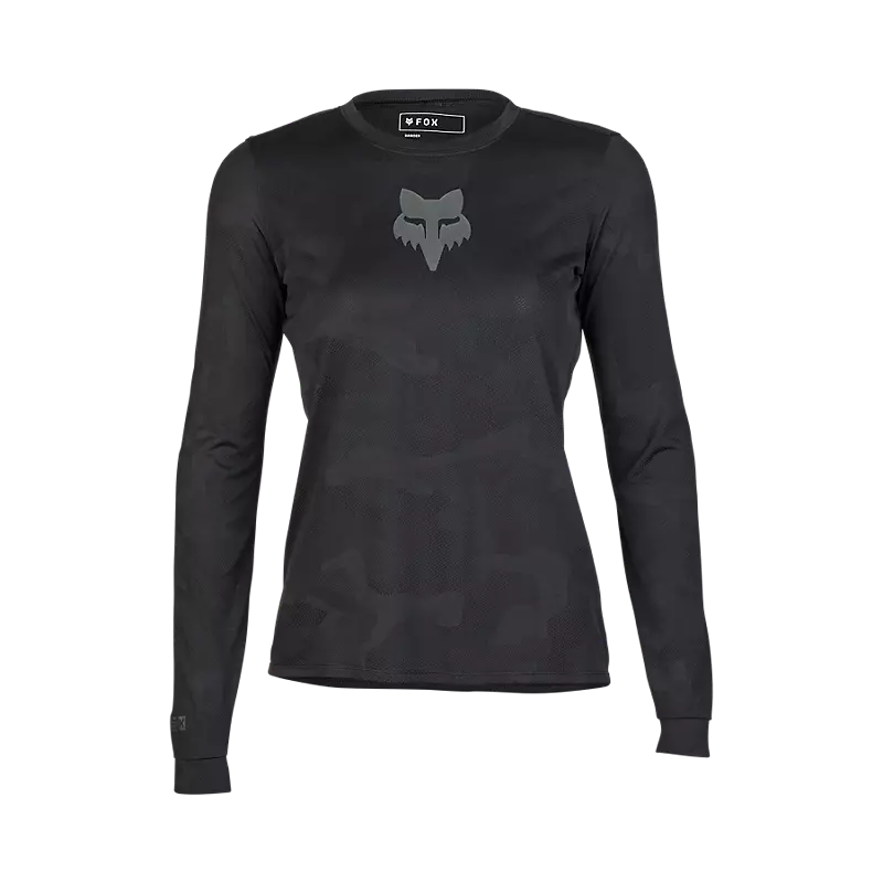 Fox Apparel Black / X-Small Fox Women's Ranger TruDri Long Sleeve Jersey 32398-001-XS 191972875304 Jorgensen Powersports