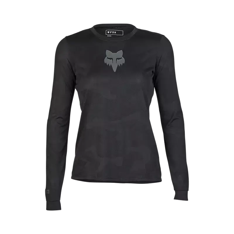 Fox Apparel Black / X-Small Fox Women's Ranger TruDri Long Sleeve Jersey 32398-001-XS 191972875304 Jorgensen Powersports