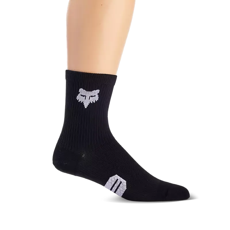 Fox Apparel Black / XS/S Fox 6" Ranger Socks 31531-001-XS/S 191972808630 Jorgensen Powersports