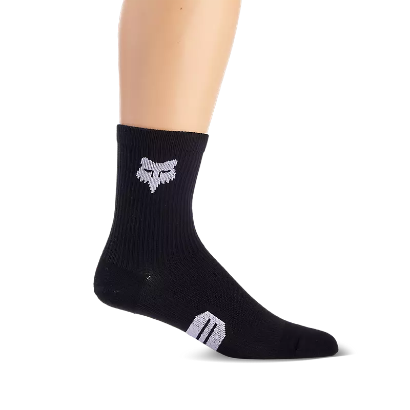 Fox Apparel Black / XS/S Fox 6" Ranger Socks 31531-001-XS/S 191972808630 Jorgensen Powersports