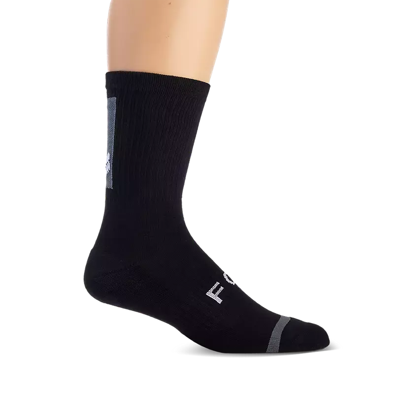 Fox Apparel Black / XS/S Fox 8" Defend Socks 31499-001-XS/S 191972807169 Jorgensen Powersports