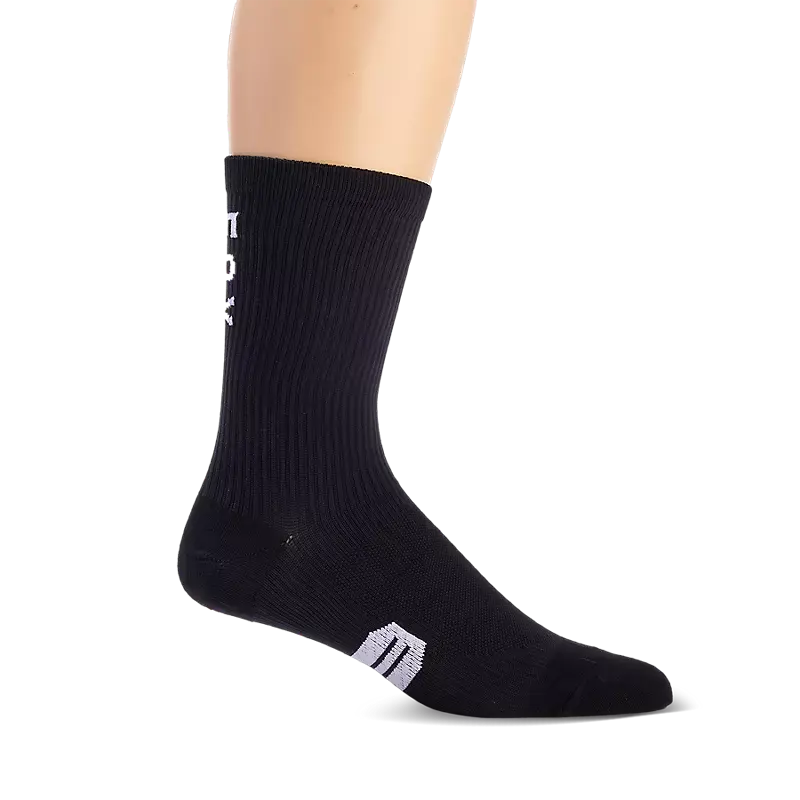 Fox Apparel Black / XS/S Fox 8" Ranger Socks 31530-001-XS/S 191972808609 Jorgensen Powersports