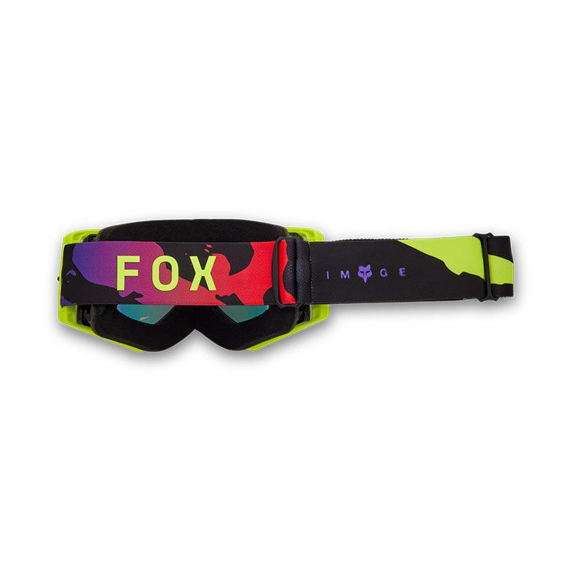 Fox Apparel Black/Yellow / Adult Fox Airspace Throttle Goggles - Spark 33132-019 OS Jorgensen Powersports