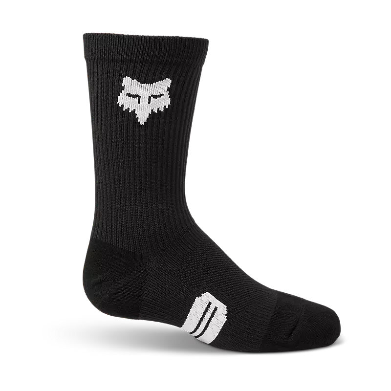 Fox Apparel Black / Youth Small Fox Ranger Crew 6" Socks Youth 31084-001-YS 191972734700 Jorgensen Powersports