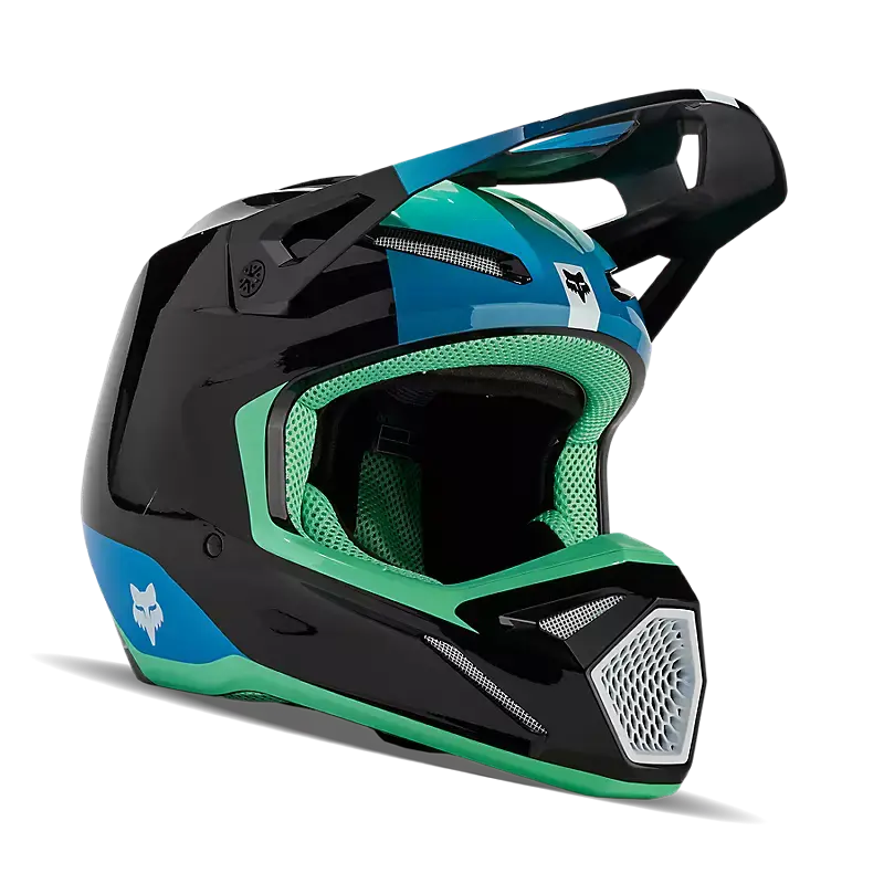 Fox Apparel Black / Youth Small Fox V1 Nitro Helmet Youth 31401-013-YS Jorgensen Powersports