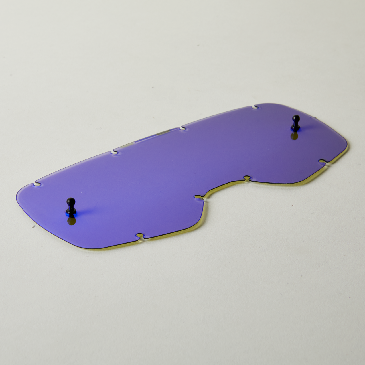 Fox Apparel Blue Fox MX20 Airspace/Mainframe Chrome Lexan Lens Youth 25373-002-OS 191972326004 Jorgensen Powersports