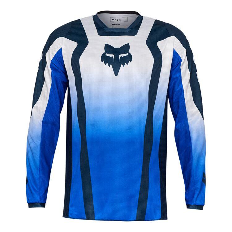 Fox Apparel Blue / Medium Fox 180 Lean Jersey 33008-002 M 191972936661 Jorgensen Powersports