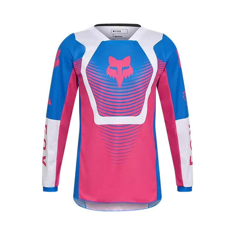 FOX Apparel Blue/pink / Youth Small FOX Youth 180 Collect Jersey 36329-A01-YS 198571031117 Jorgensen Powersports