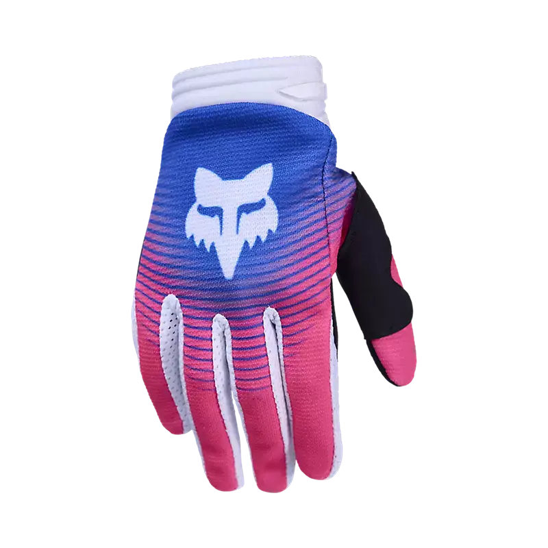 FOX Apparel Blue/pink / Youth X-Small FOX Youth 180 Collect Gloves 36305-A01-YXS 198571031025 Jorgensen Powersports