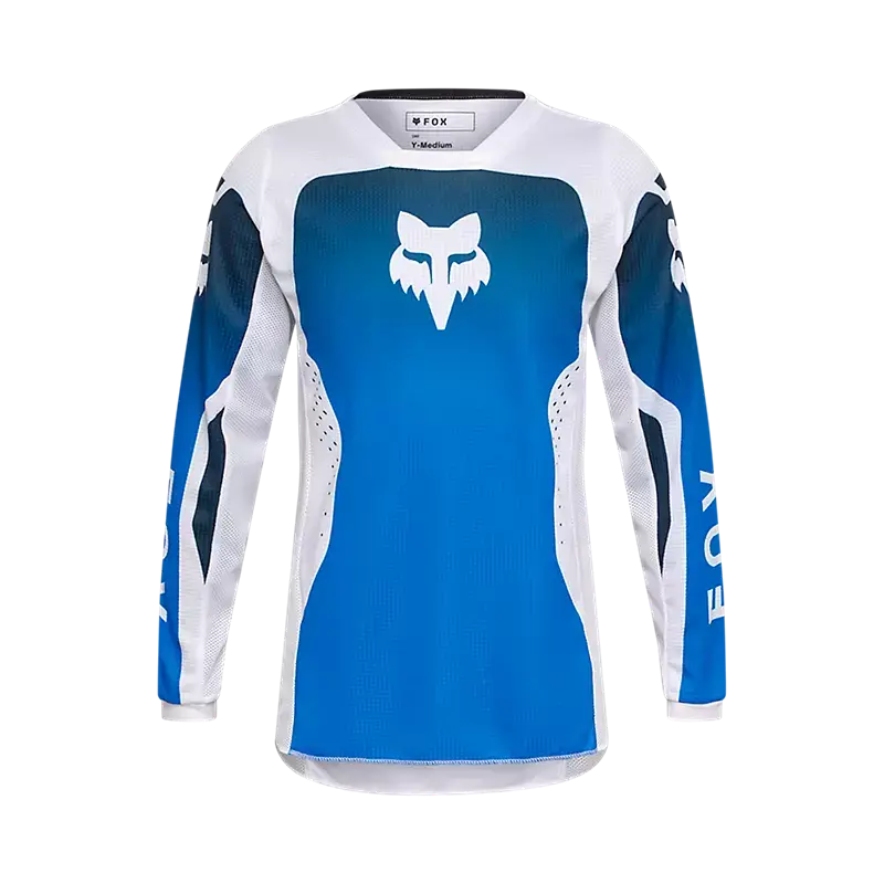 FOX Apparel Blue / Youth Small FOX Youth 180 Shield Jersey 36328-002-YS 198571030332 Jorgensen Powersports
