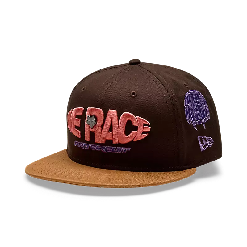 FOX Apparel Brown FOX Pro Circuit 9FIFTY Snapback Hat 33392-222-OS 191972974595 Jorgensen Powersports