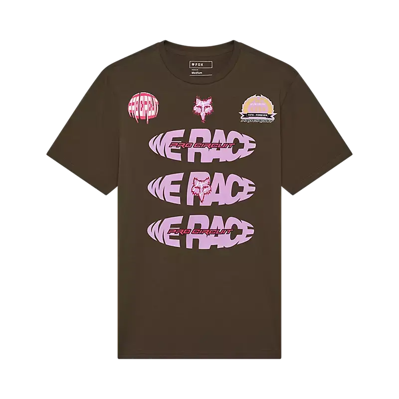 Fox Apparel Brown / Small Fox Pro Circuit SS Tee 2025 33425-373-S Jorgensen Powersports