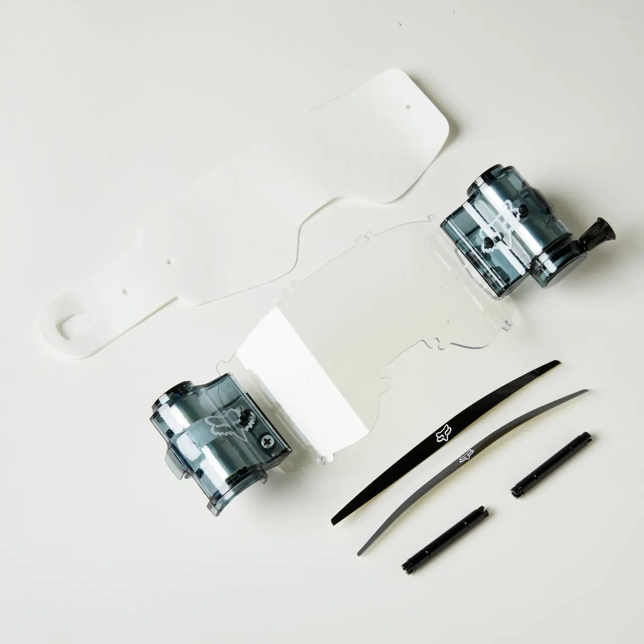 Fox Apparel Clear Fox MX20 Airspace/Mainframe 45MM TVS 25364-012-OS 191972322914 Jorgensen Powersports