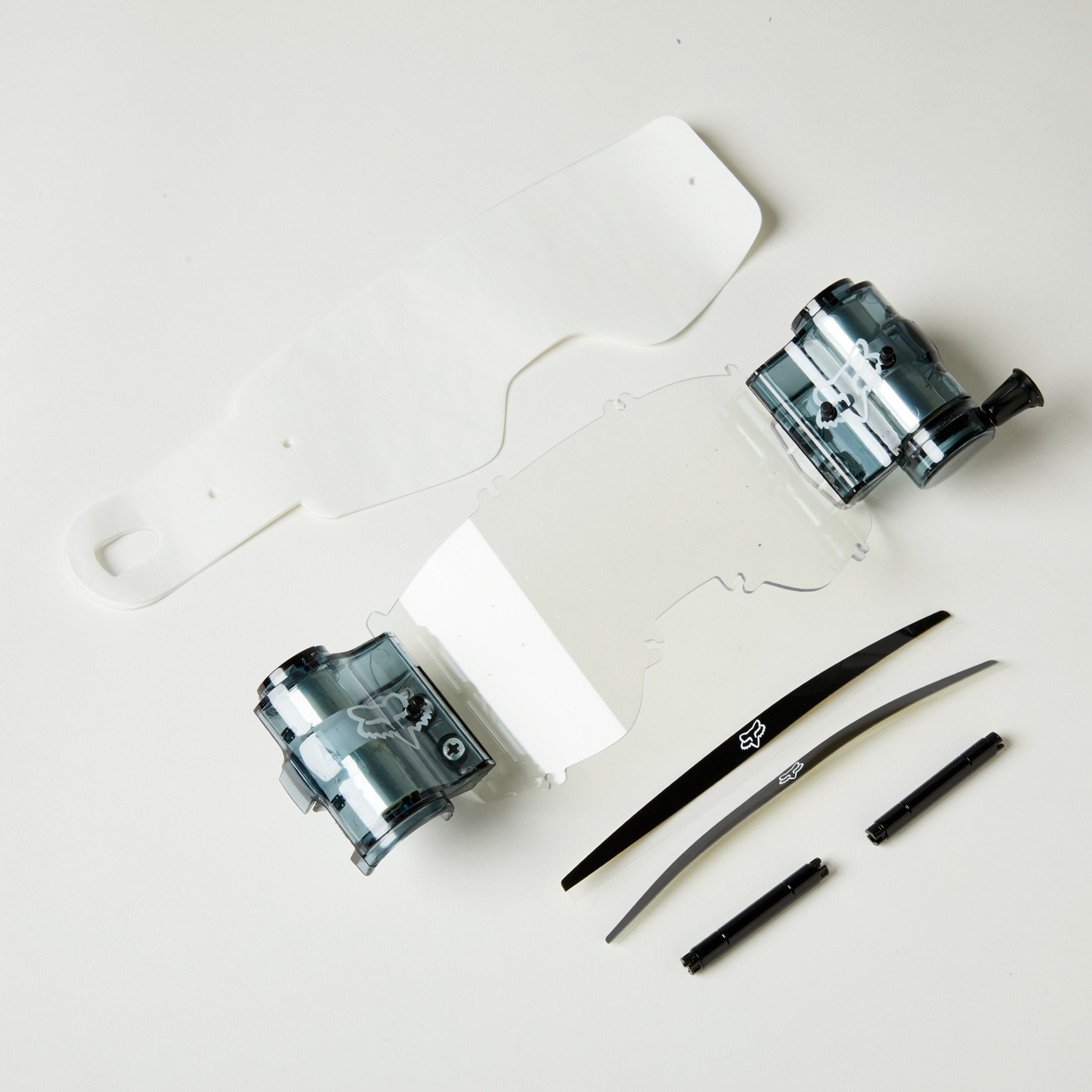 Fox Apparel Clear Fox MX20 Airspace/Mainframe 45MM TVS 25364-012-OS 191972322914 Jorgensen Powersports