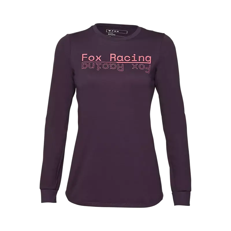 Fox Apparel Dark Purple / Small Fox Women's Ranger Drirelease® 3/4 Sleeve Jersey 32947-367-S 191972941559 Jorgensen Powersports