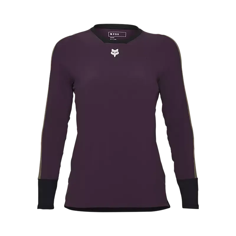 Fox Apparel Dark Purple / X-Small Fox Women's Defend Thermal Jersey 33787-367-XS 191972941962 Jorgensen Powersports