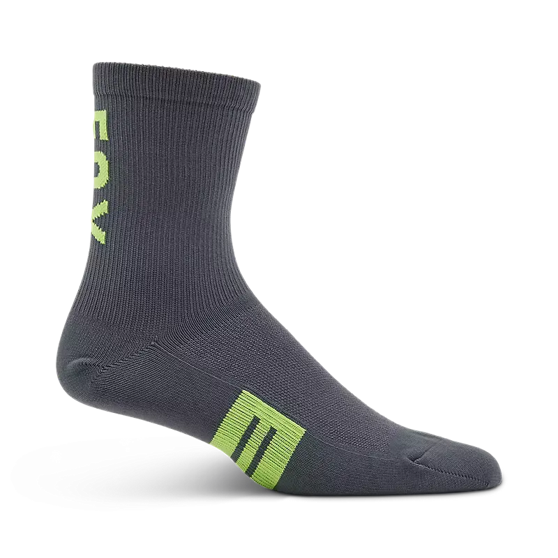 Fox Apparel Dark Shadow Grey / XS/S Fox 6" Flexair Merino Socks 31524-330-XS/S 191972942570 Jorgensen Powersports