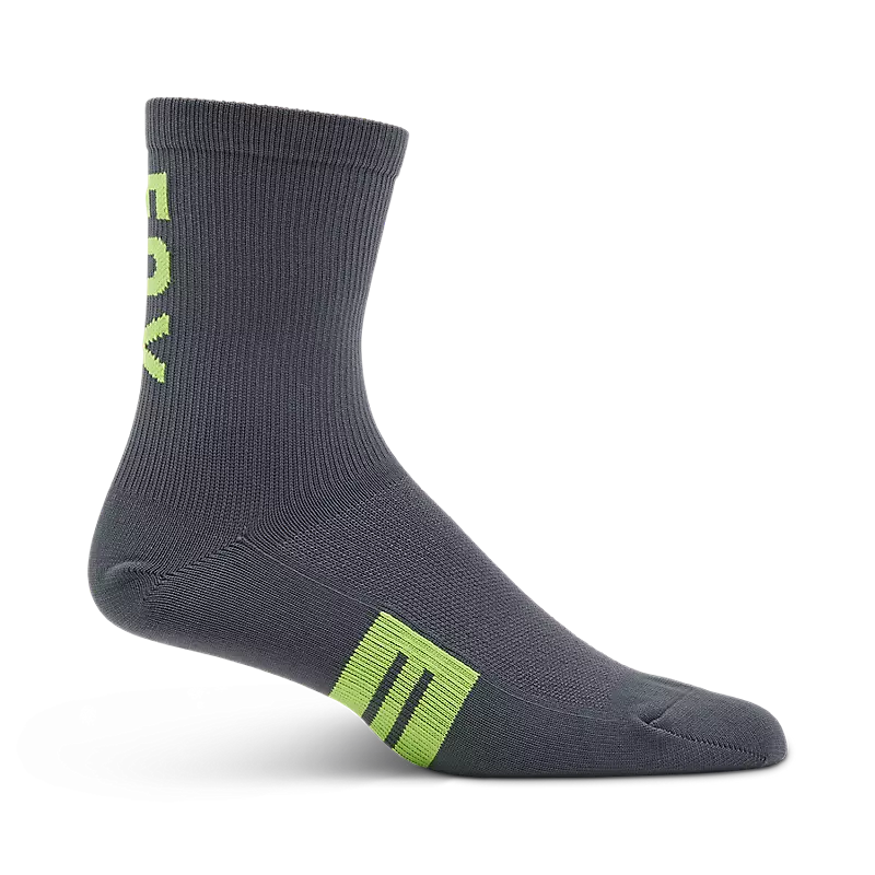 Fox Apparel Dark Shadow Grey / XS/S Fox 6" Flexair Merino Socks 31524-330-XS/S 191972942570 Jorgensen Powersports