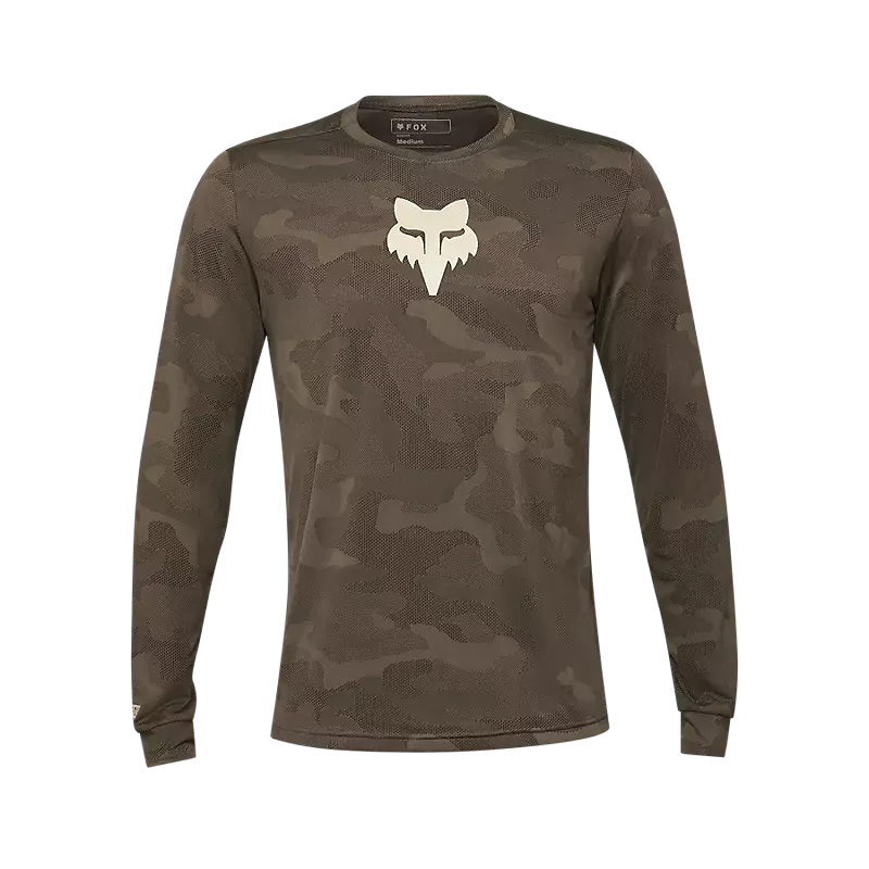Fox Apparel Dirt Brown / Small Fox Ranger TruDri Long Sleeve Jersey 32365-117-S 191972940729 Jorgensen Powersports