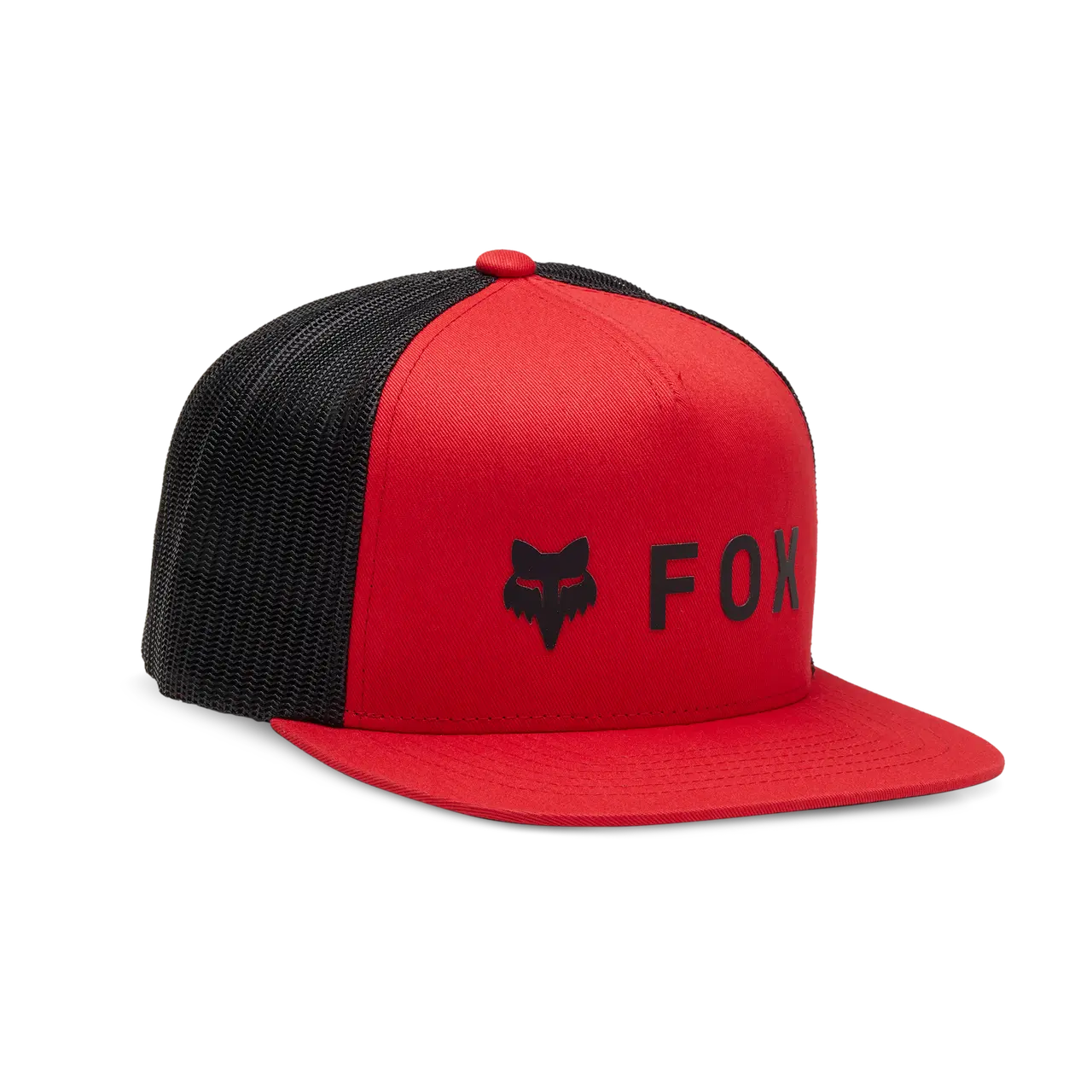 Fox Apparel Flame Red Fox Absolute Mesh Snapback 31640-122 OS 191972835254 Jorgensen Powersports
