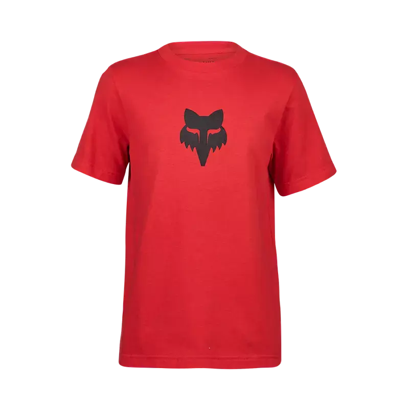 Fox Apparel Flame Red / Youth Extra Small Fox Legacy Basic Tee Youth 31819-122-YXS 191972835001 Jorgensen Powersports