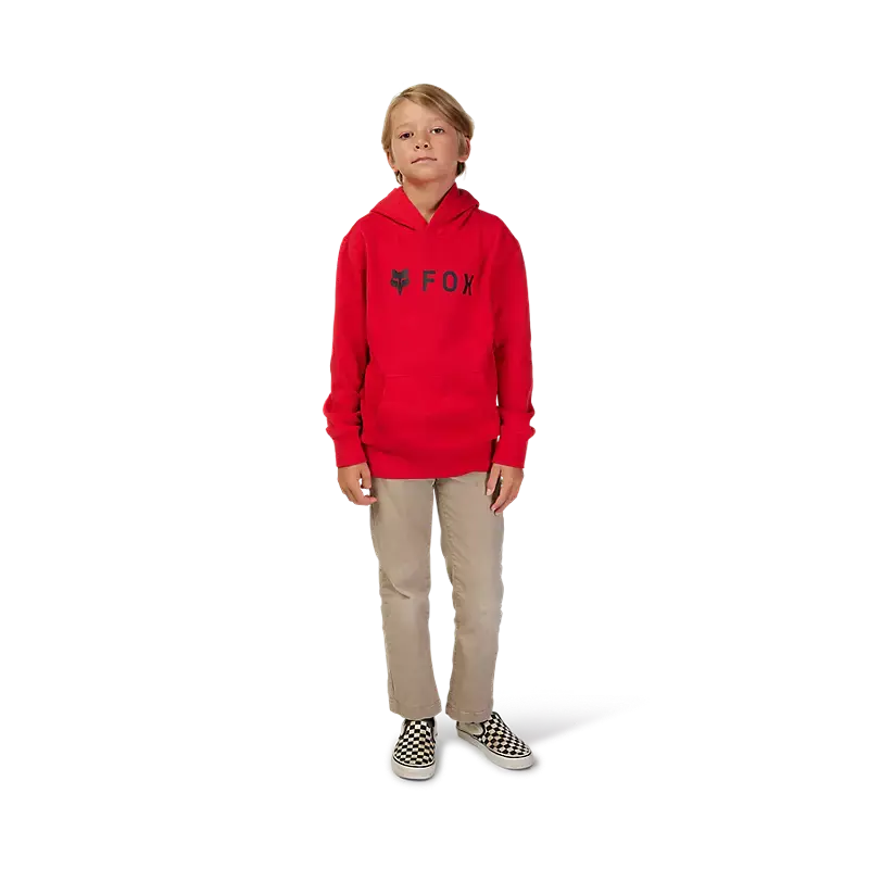 Fox Apparel Flame Red / Youth Small Fox Absolute Pullover Hoodie Youth 31800-122-YS 191972834592 Jorgensen Powersports