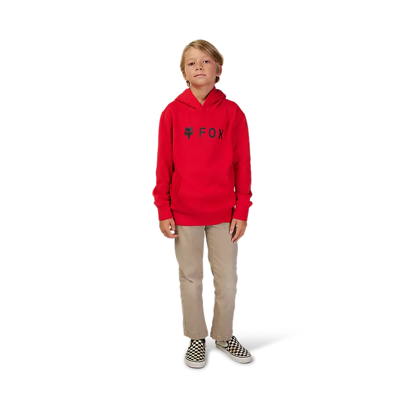 Fox Apparel Flame Red / Youth Small Fox Absolute Pullover Hoodie Youth 31800-122-YS 191972834592 Jorgensen Powersports