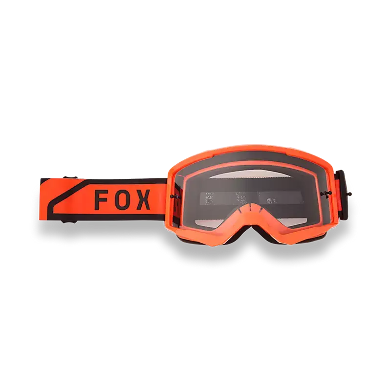 Fox Apparel Flo Orange / Adult Fox Racing Main Drive Goggles – 2025 Anti-Fog MX & Off-Road Eyewear 33523-824 OS Jorgensen Powersports