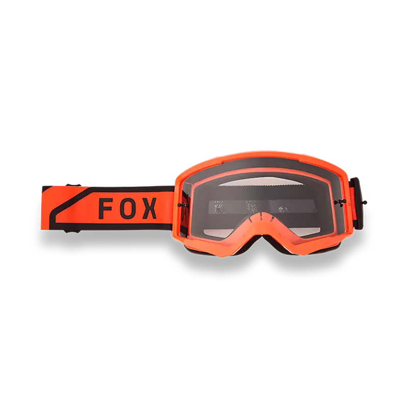 Fox Apparel Flo Orange / Adult Fox Racing Main Drive Goggles – 2025 Anti-Fog MX & Off-Road Eyewear 33523-824 OS Jorgensen Powersports
