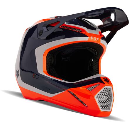 Fox Apparel Flo Orange / Youth Small Fox V1 Nitro Helmet Youth 31400-824-YS Jorgensen Powersports