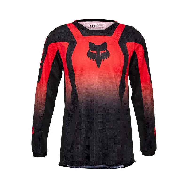 Fox Apparel Flo Red / Youth Medium Fox 180 Lean Jersey Youth 33049-110 YM 191972946219 Jorgensen Powersports