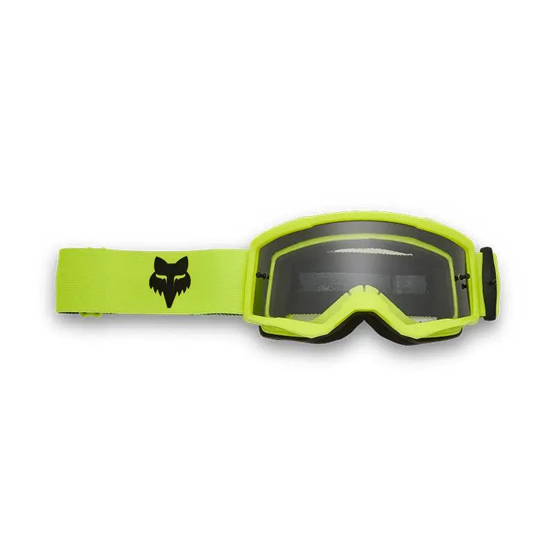 Fox Apparel Flo Yellow Fox Main Core Goggles Youth 33042-130 OS 191972948480 Jorgensen Powersports
