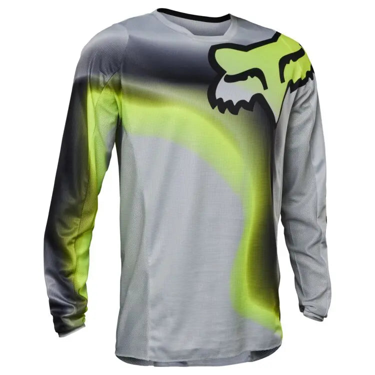 Fox Apparel Flo Yellow / Medium Fox 180 Karrera Jersey 29611-130-m Jorgensen Powersports